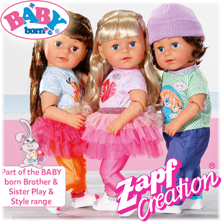 2023 Baby Born® Brother Play & Style   43. 835418 Zapf